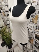 071W LILY ujjatlan felső (krém)