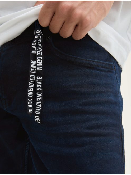 1012477-10170 Tom Tailor férfi PIERS farmernadrág kék-fekete színben