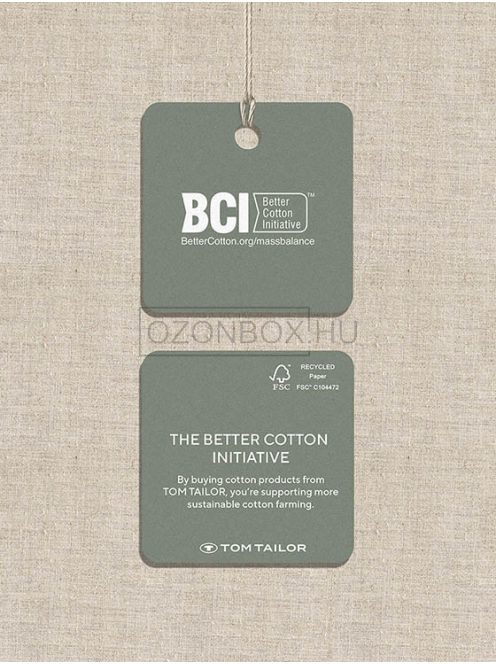 1012819-14427 Tom Tailor férfi DENIM kötött pulóver világosszürke