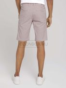 1024563-26370 Tom Tailor férfi mintás CHINO bermuda fehér-piros