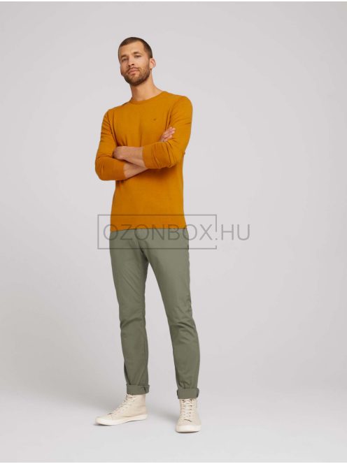 1027299-27682  Tom Tailor férfi DENIM kötött pulóver rozsdás narancs