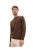 1027661-32717 Tom Tailor férfi kötött pulóver barna színben