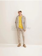 1027665-30314 Tom Tailor férfi V-nyakú kötött pulóver kellemes sárga melanzs színben