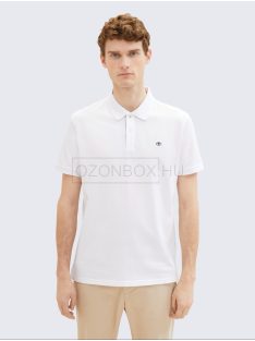 1027713-20000 Tom Tailor galléros póló (fehér)