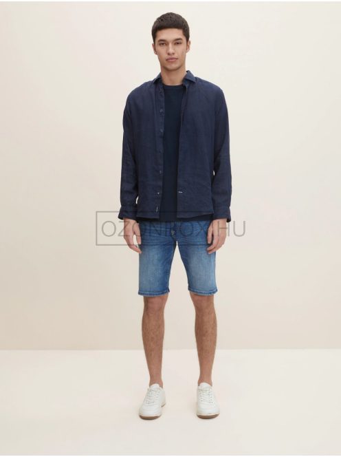 1029755-10286 Tom Tailor normál szabású BASIC farmer rövidnadrág vintage kőmosott