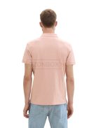 1031006-36365 Tom Tailor BASIC galléros póló (világos pasztell rózsaszín)