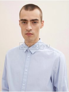   1033713-30757 Tom Tailor férfi hosszú ujjú ing világos páfránykék színben