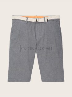   1035041-29422 Tom Tailor CHINO rövidnadrág sötétkék fehér dobby mintás