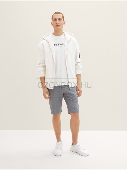 1035041-29422 Tom Tailor CHINO rövidnadrág sötétkék fehér dobby mintás