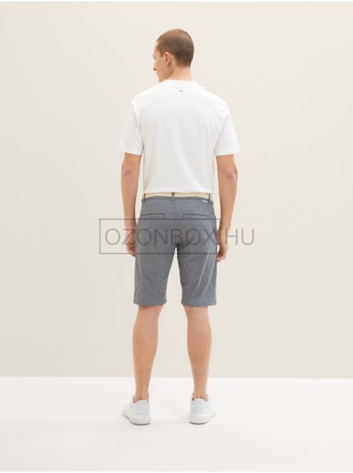1035041-29422 Tom Tailor CHINO rövidnadrág sötétkék fehér dobby mintás