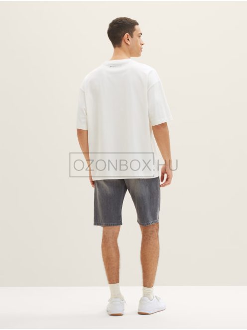1035653-10218 Tom Tailor JOSH farmer bermudanadrág világos kőszürke színben