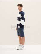 1035654-10282 Tom Tailor JOSH farmer bermudanadrág sötét kőmosott színben