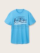 1036322-18395 Tom Tailor póló esős kék ég színben