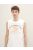 1036574-10332  Tom Tailor ujjatlan póló nagy nyomattal törtfehér színben