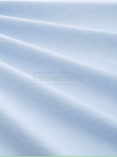 1037735-21068 Tom Tailor férfi rövid ujjú póló logó nyomtatással (világoskék)