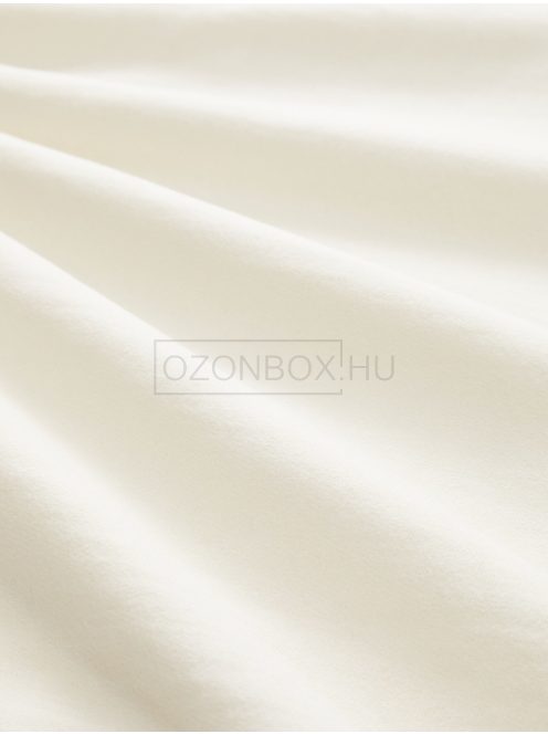 1039462-12906 Tom Tailor kapucnis pamut felső logó nyomattal gyapjú fehér színben