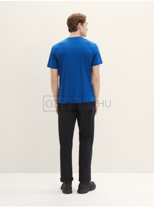 1039556-19168 Tom Tailor férfi rövid ujjú póló jégkorong kék színben