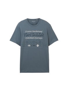   1040034-32506 Tom Tailor férfi rövid ujjú póló farmerkék színben