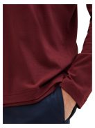 1040035-10574 Tom Tailor hosszú ujjú póló vintage bordó színben