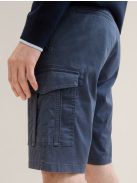 1040226-34672 Tom Tailor CARGO rövidnadrág kék strukturált nyomattal