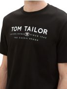 1043276-29999 Tom Tailor férfi rövid ujjú póló (fekete)