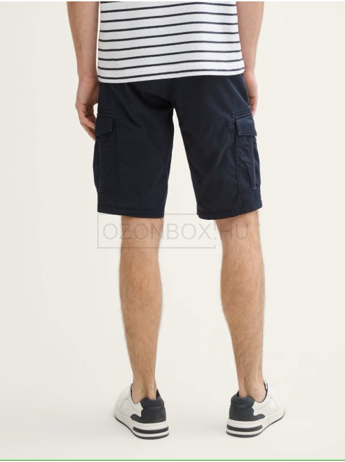1044709-37213 Tom Tailor rövidnadrág oldalzsebbel (sötétkék háromszög nyomat)