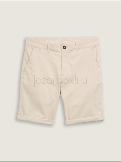 1044710-10336 Tom Tailor CHINO rövidnadrág (világos kesudió bézs)