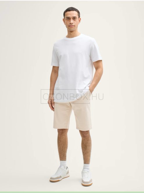 1044710-10336 Tom Tailor CHINO rövidnadrág (világos kesudió bézs)