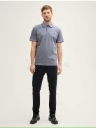 1045629-24571 Tom Tailor galléros póló (kéttónusú tengerészkék-fehér piké)