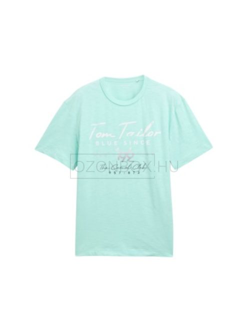 1046715-37105 Tom Tailor férfi rövid ujjú póló (élénk mentazöld)