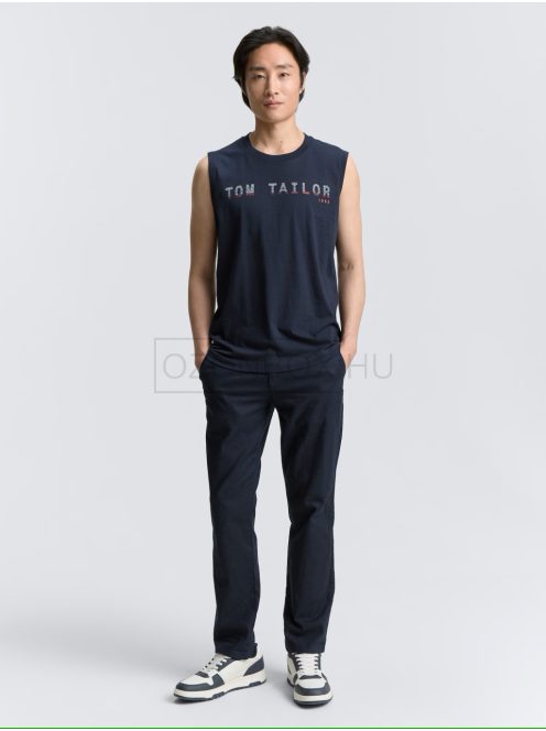 1046790-10668 Tom Tailor ujjatlan póló (pilótakék)
