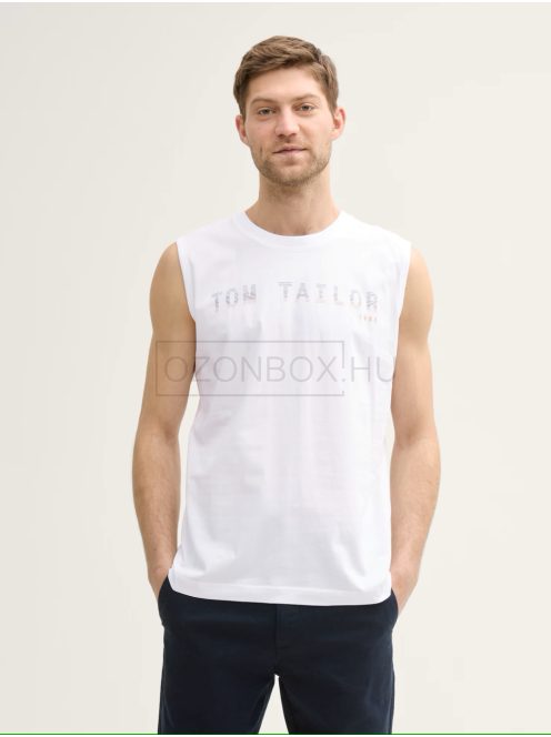1046790-20000 Tom Tailor ujjatlan póló (fehér)