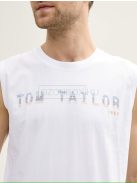 1046790-20000 Tom Tailor ujjatlan póló (fehér)
