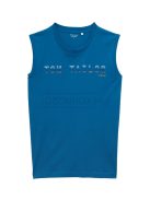 1046790-28857 Tom Tailor ujjatlan póló (mély karibi kék)