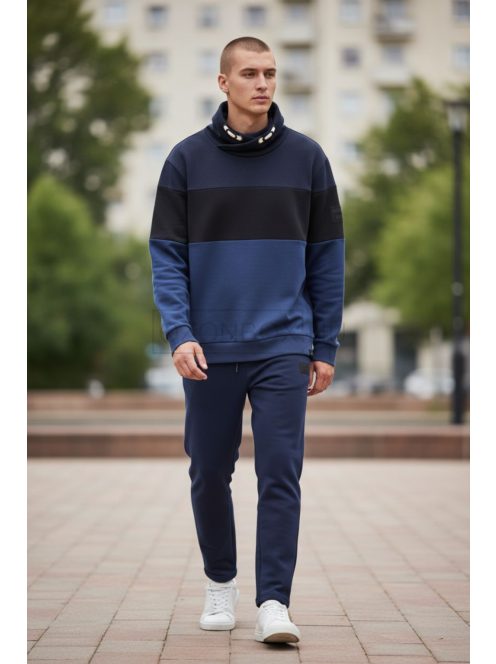 1047771-28061 Tom Tailor férfi kámzsás pulóver