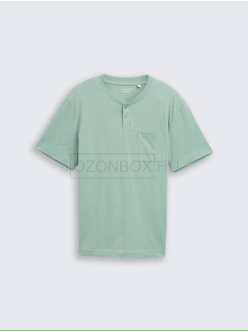1047776-34160Tom Tailor Henley póló mellzsebbel (porzöld melanzs)