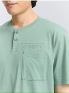 1047776-34160Tom Tailor Henley póló mellzsebbel (porzöld melanzs)