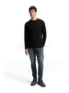 1048597-29999 Tom Tailor vékony hosszú ujjú póló (fekete)
