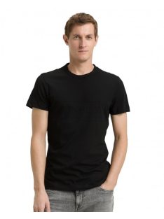 1048598-29999 Tom Tailor fitted póló (fekete)