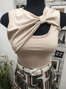 10543 BINCA Bow Top (krém)
