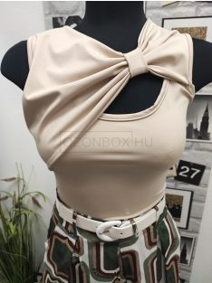 10543 BINCA Bow Top (krém)