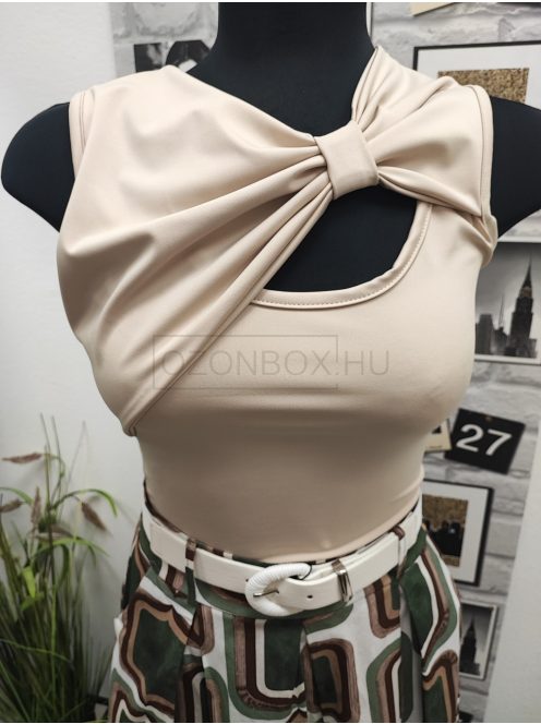 10543 BINCA Bow Top (krém)