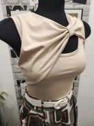 10543 BINCA Bow Top (krém)