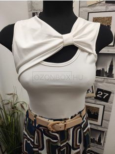 10543 BINCA Bow Top (fehér)