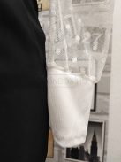 12506 OLIVIA tüll ujjú felső (fehér)