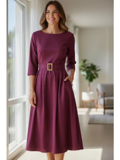 12918 Elena – Burgundy Dream Ruha (bordó)