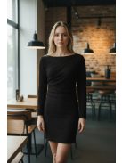 13779 Elowen női mini ruha (fekete)