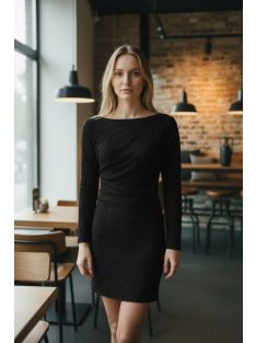 13779 Elowen női mini ruha (fekete)