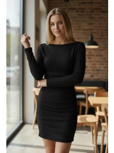 13779 Elowen női mini ruha (fekete)