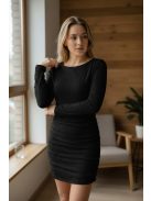 13779 Elowen női mini ruha (fekete)
